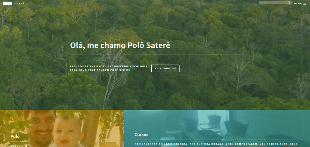 Site Polô Saterê